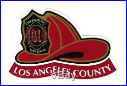 5 Los Angeles County Fire Dept. Helmet Decals 4 New