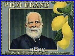 94661 Whittier Los Angeles County Pio Pico Lemon Decor LAMINATED POSTER CA