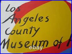 ALEXANDER CALDER Original April 1965 Los Angeles County Museum Art Poster