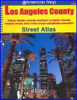 AMERICAN MAP LOS ANGELES COUNTY STREET ATLAS By Corporation/american Creative
