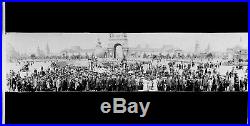 ANTIQUE Los Angeles County Day 1915 PPIE San Francisco Panoramic Photo Negative