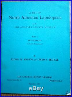 A List of North American Lepidoptera in the Los Angeles County Museum BS5-29