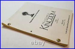 A PEACEABLE KINGDOM / Misty Stewart-Taggart TV Script, Los Angeles Zoo Chimp