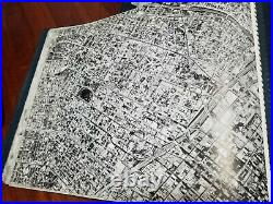 Aerial Photomap Book Los Angeles County Fullerton Surveying Engineering 1965 Map