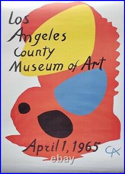 Alexander Calder Collectible Los Angeles County Museum of Art 2013 Poster LACMA
