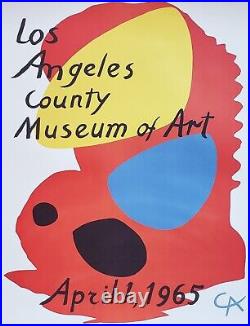 Alexander Calder Collectible Los Angeles County Museum of Art Poster LACMA NEW