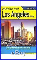 American Map Corporation Los Angeles County, Ca Street Atlas Brand New