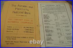 Antique 1905 VERY RARE Railways Travel GuideSUBURBAN TRIPSLos Angeles