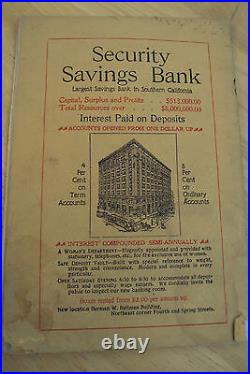 Antique 1905 VERY RARE Railways Travel GuideSUBURBAN TRIPSLos Angeles