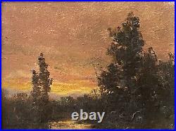 Antique Early California Tonalist Impressionist Landscape Painting, FRANCISCO