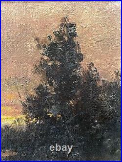 Antique Early California Tonalist Impressionist Landscape Painting, FRANCISCO