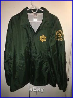 Authentic Los Angeles County Sheriffs Department Windbreaker Large