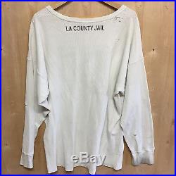 Authentic Los Angeles LA County Jail Thermal Shirt RARE Inmate Worn 8X