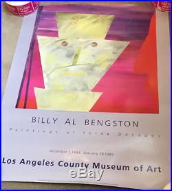 BILLY AL BENGSTON LACMA Los Angeles County Museum of Art Exhibition Poster RARE