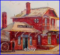 Ben Abril Santa Anita Station Oil Painting
