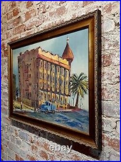 Ben Abril the Minnewaska Hotel, Bunker Hills, La -Oil Painting