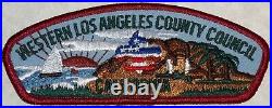 Bsa Western Los Angeles County Council Oa 566 Old Malibu Ca Flap Rare Jsp Csp