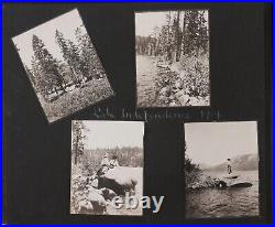 CALIFORNIA-HOBART MILLS Historically Important Album with 104 Photos. Ca. 1900s