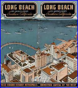 CALIFORNIA LOS ANGELES / Long Beach Los Angeles County Southern California 1936
