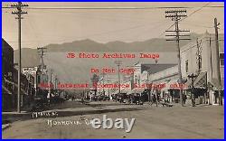 CA, Corcoran, California, RPPC, Myrtle Street, Business Section, 1910 PM, Photo