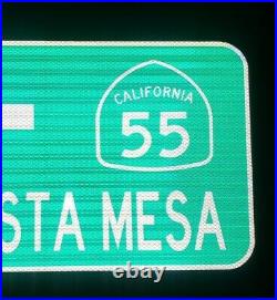 COSTA MESA, California route road sign 18x12, Los Angeles, Orange County