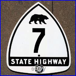 California ACSC bear route 7 highway road sign auto club AAA Mojave Los Angeles