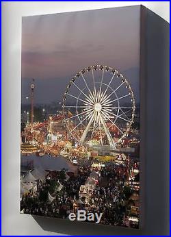 Canvas 16x24 View Of The Los Angeles County Fairgrounds At Dusk