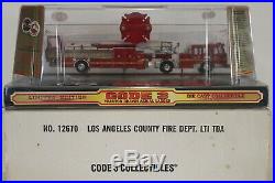 Code 3 Collectibles Los Angeles County Fire Dept Lti Tiller Ladder Truck 31