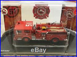 Code 3 Emergency! 51 Los Angeles County Fire Truck 1/64 Die Cast Tv Show Engine