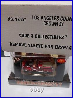 Code 3 Emergency County Crown 51 La County #12957 Limited Edition Diecast New