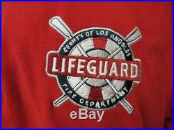 County of Los Angeles Beach Lifeguard official Jacket Men's loose fit small