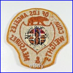 County of Los Angeles California CA Weights & Measures 4 Tan Twill Cloth Patch