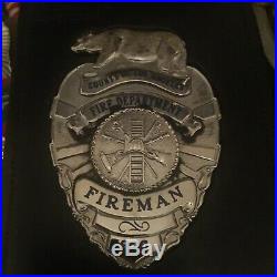 County of Los Angeles California Fire Department Fireman Badge