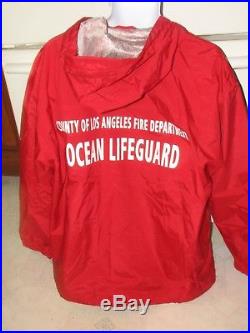 County of Los Angeles Ocean Lifeguard official Jacket Men's XL New