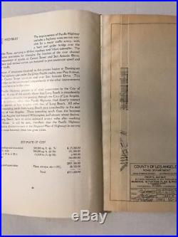 County of Los Angeles Regional Plan of Highways Section 4 AUTOGRAPHED 1931