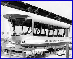 Crp-8398 1962 Los Angeles County Fair new monorail cars and system crp-8398