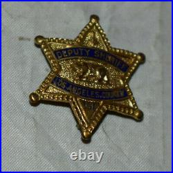 Deputy Sheriff Los Angeles County Vintage Obsolete Pinback Collectible