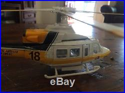 Diecast la Los Angeles county fire department bell 412 helicopter