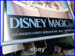 Disney Magic Los Angeles County Museum Of Art 1986 Framed