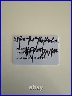 Drakeo The Ruler Signed Autographed LA County Inmate Vending Card