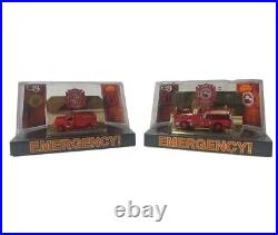 EMERGANCY! CODE 3 164 LA County Los Angeles firehall & 4 model fire trucks