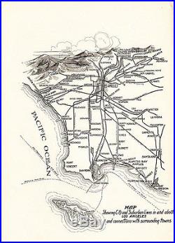 Early Los Angeles California City & County 1909