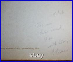 Edward Art Kienholz / Edward Kienholz Inscribed by Tuchman Signed 1st ed 1966