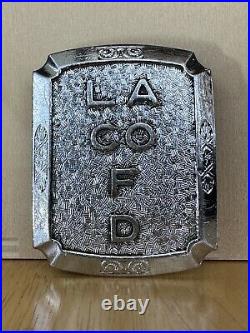 Emergency Squad 51 tv show Gage, Desoto Vintage LA County Fire Dept Belt Buckle