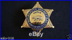 FROM THE MOVIE GLASS SHIELD 1995, LOT OF 6 BADGES LOS ANGELES COUNTY SHERIFF'S