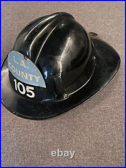 Fire Helmet L. A. County. Msa