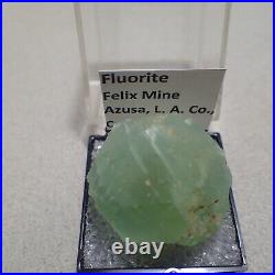 Fluorite, Felix Mine, Azusa, Los Angeles County, California