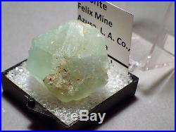 Fluorite, Felix Mine, near Azusa, Los Angeles County, California
