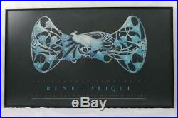 Framed Poster Rene Lalique Jewelry Los Angeles County Museum Of Art 1986