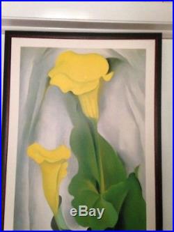 GEORGIA O'KEEFFE 1989 Calla Lilly Art Poster Los Angeles County Museum of Art